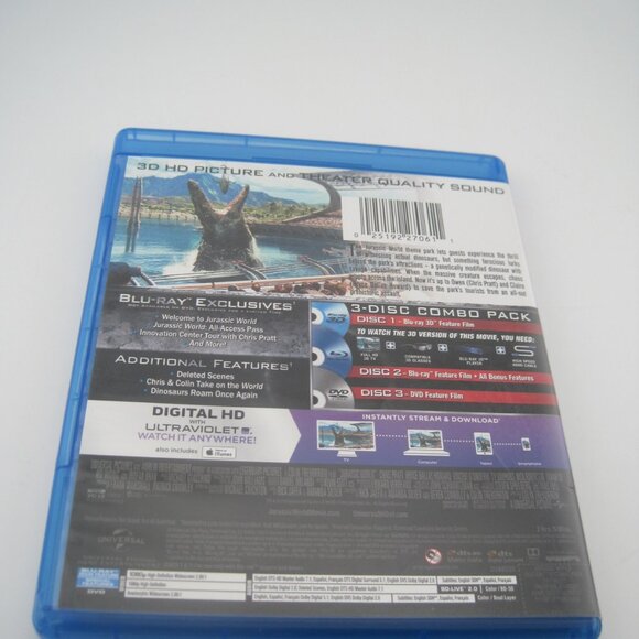 Jurassic World (Blu-ray & DVD) (widescreen) (Universal Pictures) (PG-13) (2014) - Picture 3 of 5
